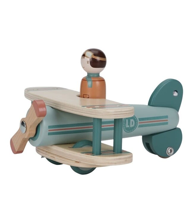 Little Dutch Toys Little Dutch Toys - Houten speelgoedvliegtuigje FSC