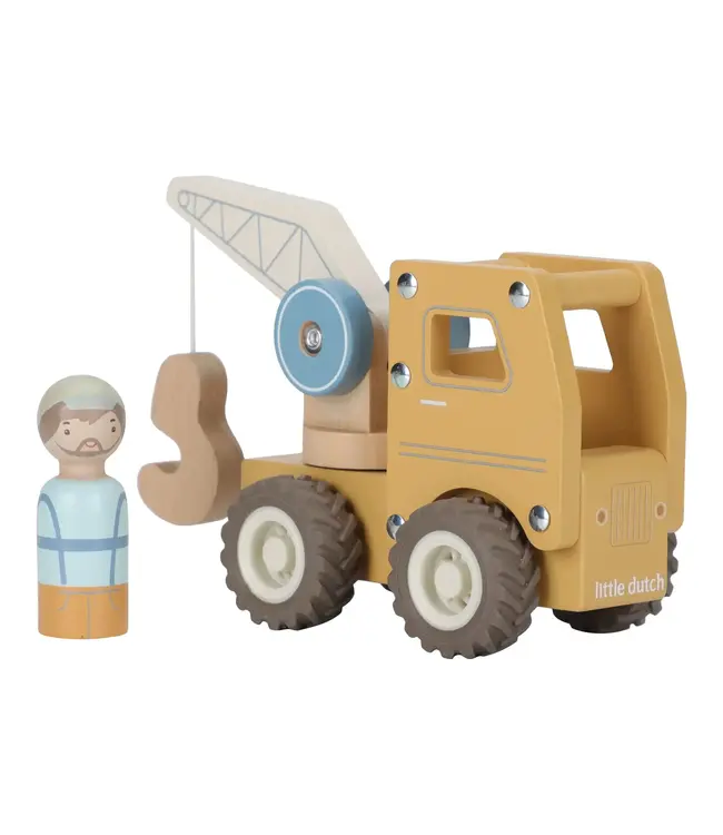 Little Dutch Toys Little Dutch Toys - Kraanwagen FSC