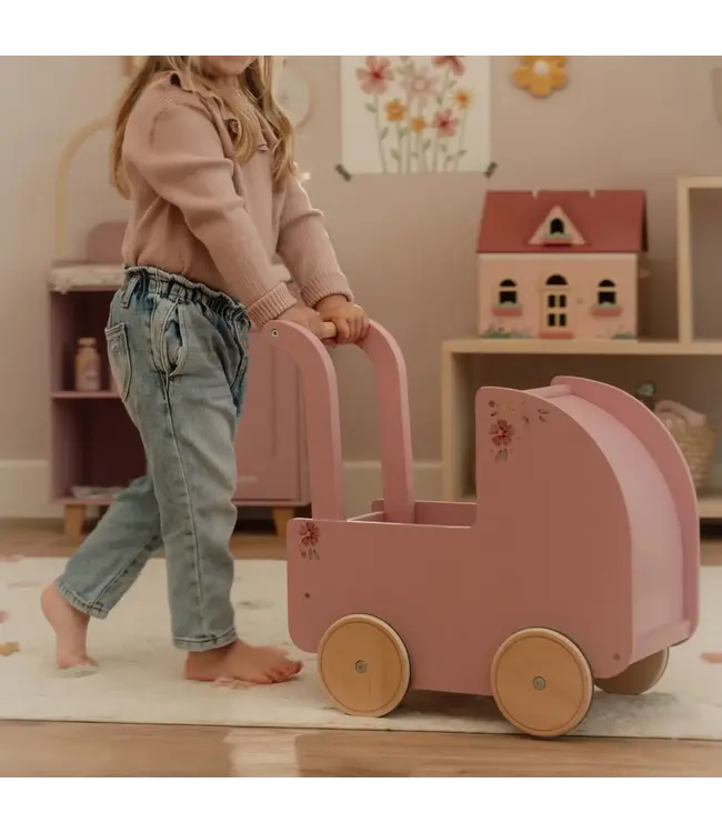 Little Dutch Toys Little Dutch Toys - Houten poppenwagen FSC