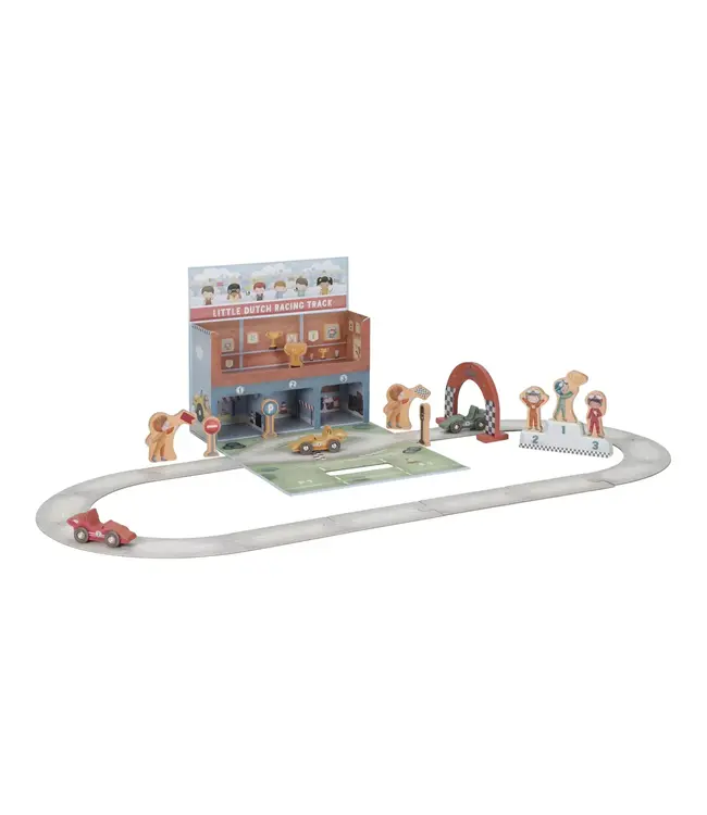 Little Dutch Toys Little Dutch Toys - Speelkoffer met racebaan FSC