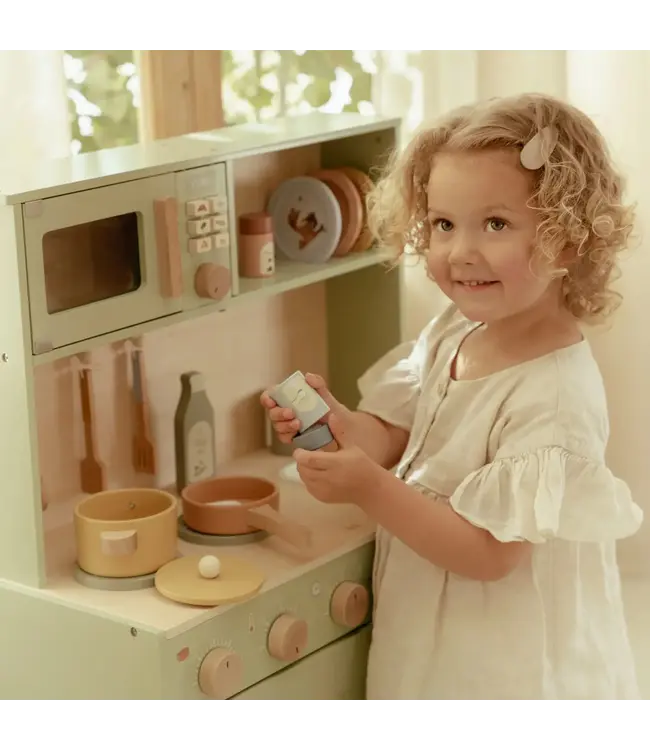 Little Dutch Toys Little Dutch Toys - Houten speelkeuken mint FSC