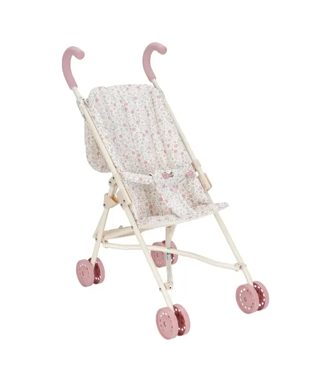 Little Dutch Toys Little Dutch Toys - Metalen Poppenbuggy Soft Flowers  