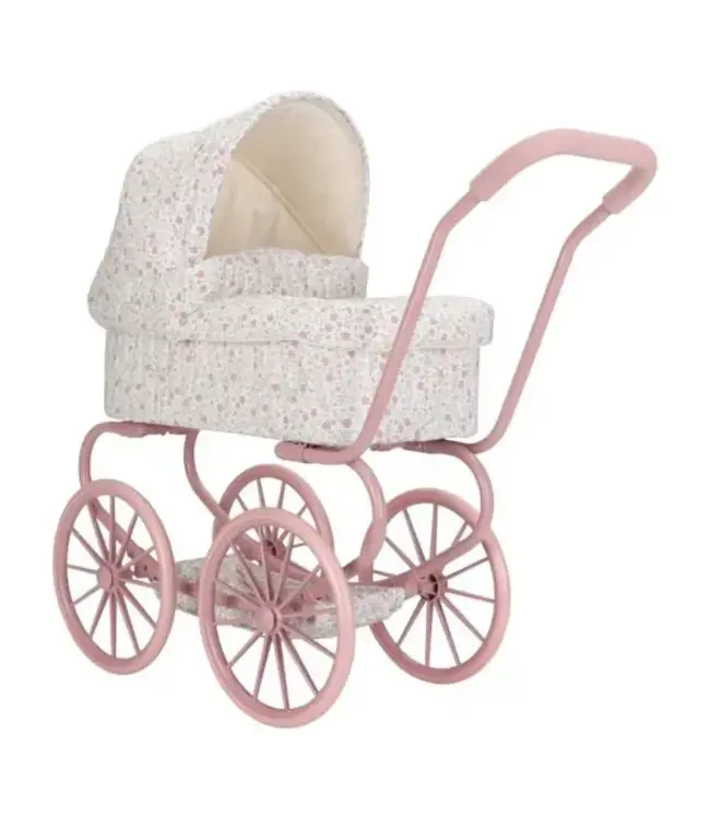 Little Dutch Toys Little Dutch Toys - Metalen Poppenwagen Soft Flowers
