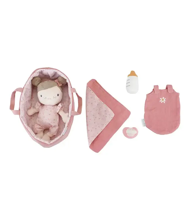 Little Dutch Toys Little Dutch Toys - Babypop in mandje Rosa GRS