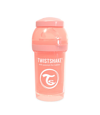 Twistshake Twistshake - Fles Antikoliek 180 Pastel Peach