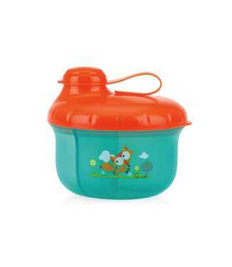 Nuby Nuby - Melkpoederdoosje turquoise/oranje
