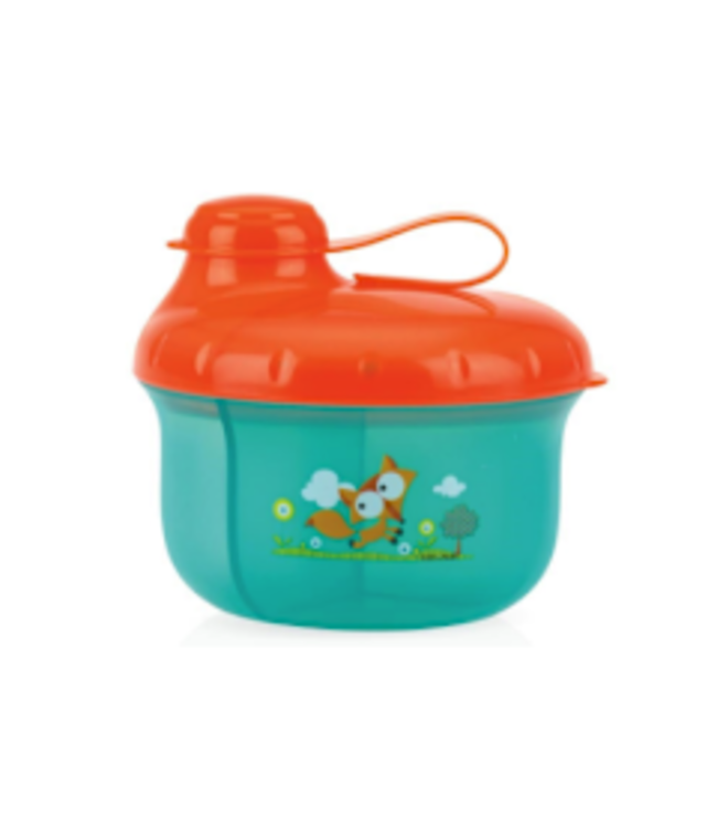 Nuby Nuby - Melkpoederdoosje turquoise/oranje