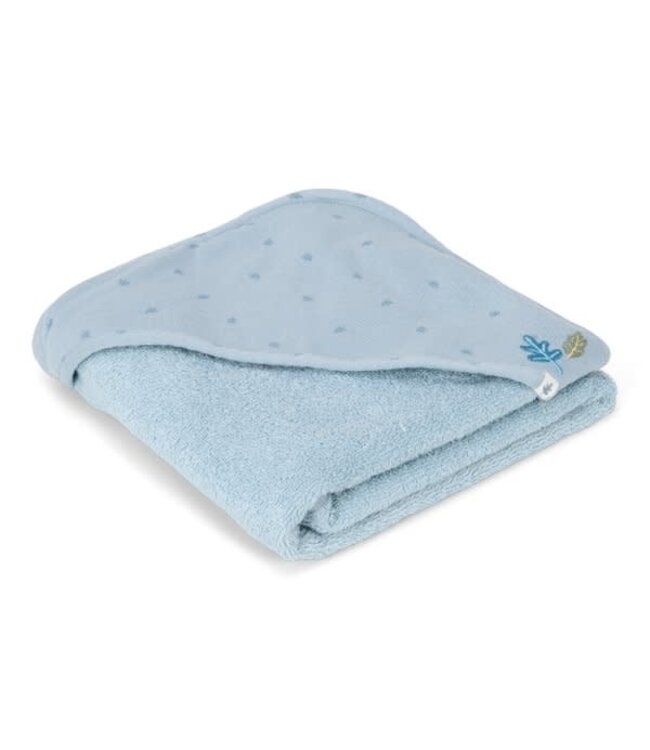 Little Dutch Little Dutch - Badcape - Pure Denim Blue - 100x100