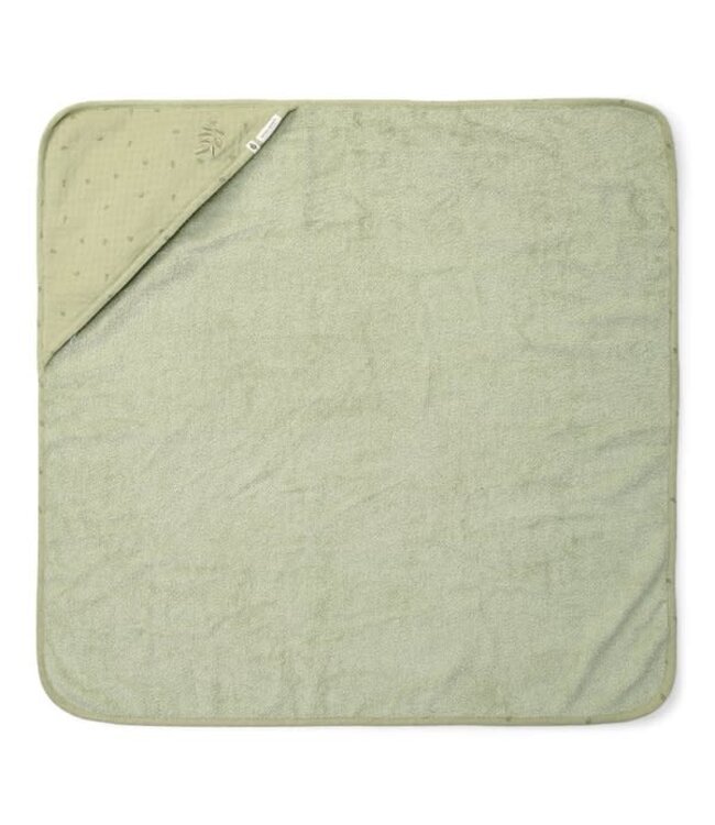 Little Dutch Little Dutch - Badcape - Pure Sage - 100x100