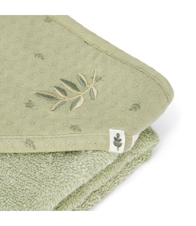 Little Dutch Little Dutch - Badcape - Pure Sage - 100x100