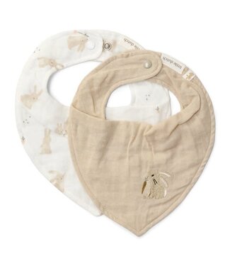 Little Dutch Little Dutch - Bandana slab set van 2 - Baby Bunny