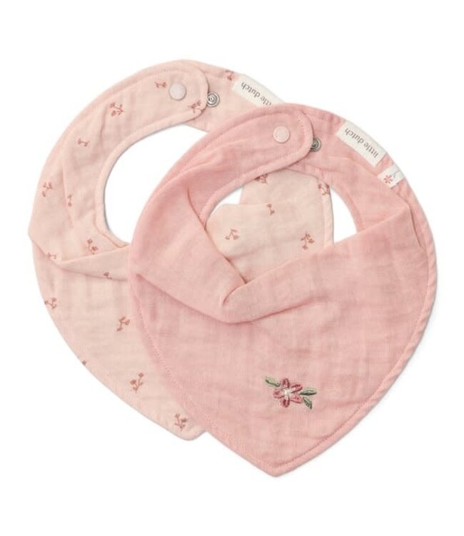 Little Dutch Little Dutch - Bandana slab set van 2 - Pure Blossom