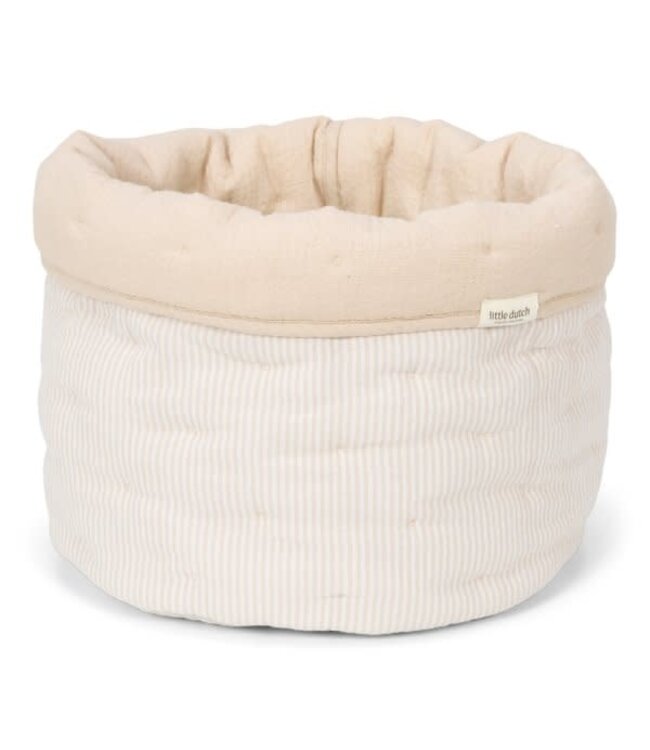 Little Dutch Little Dutch - Commodemandje groot - Pure Soft Beige Stripe