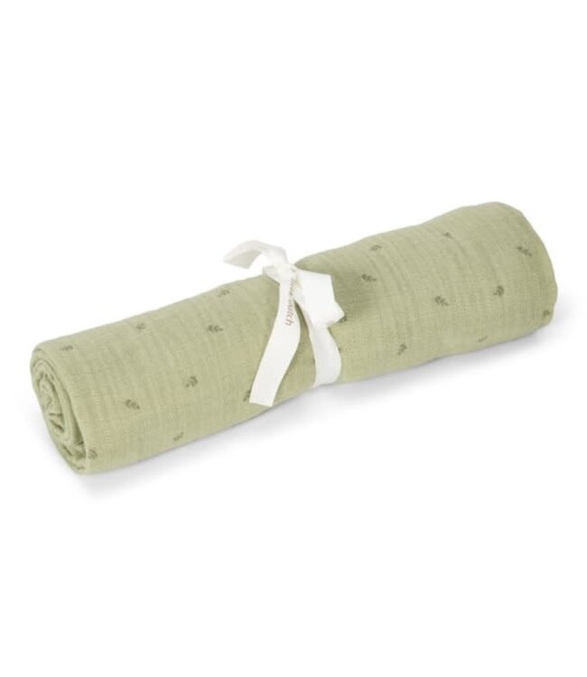 Little Dutch Little Dutch - Swaddle doek hydrofiel 120x120 - Pure Sage