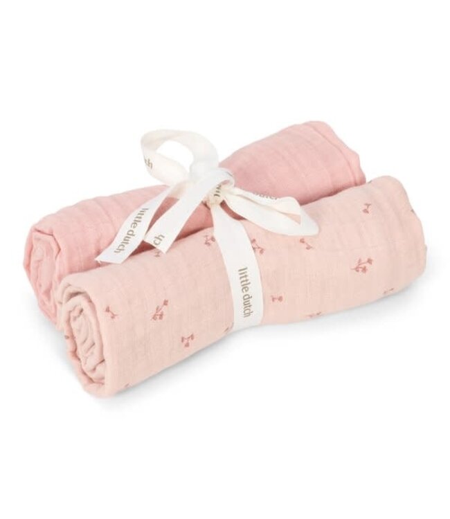 Little Dutch Little Dutch - Swaddle doeken hydrofiel 70x70 - Pure Blossom