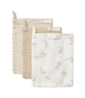 Little Dutch Little Dutch - Washandjes set - Baby Bunny