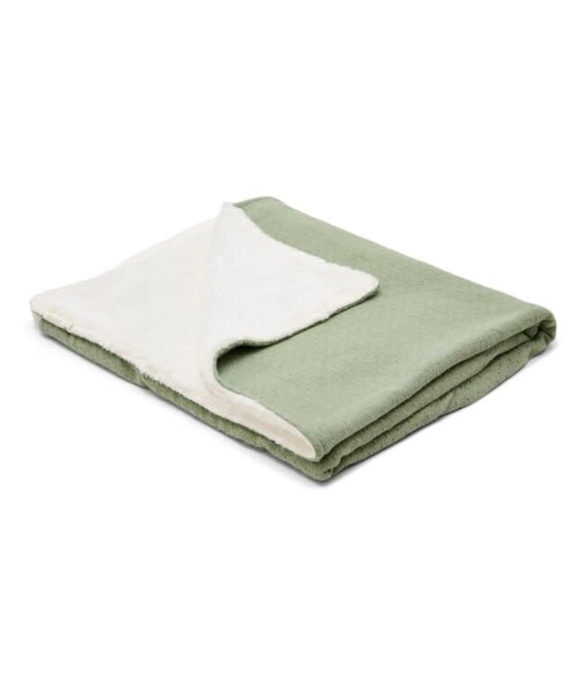 Little Dutch Little Dutch - Wiegdeken gebreid - Pure Sage