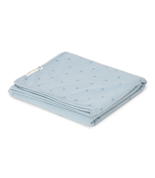 Little Dutch Little Dutch - Ledikantdeken - Pure Denim Blue