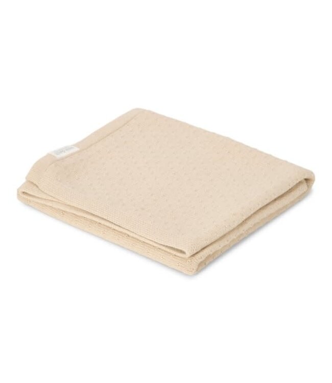 Little Dutch Little Dutch - Ledikantdeken gebreid - Pure Soft Beige