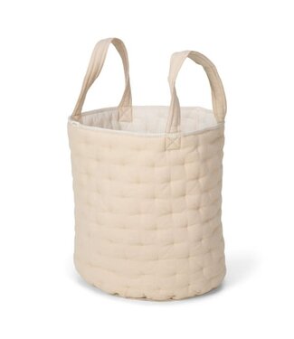 Little Dutch Little Dutch - Opbergmand groot - Pure Soft Beige Stripe