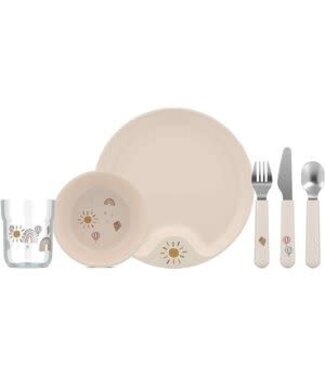 Mepal Mepal - Set kinderservies mio 6-delig Sunshine & Rainbow