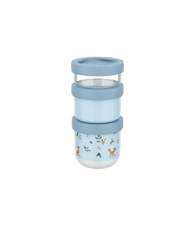 Mepal Mepal - Little Dutch - Snackbox Stack mio 3delig Forest Friends