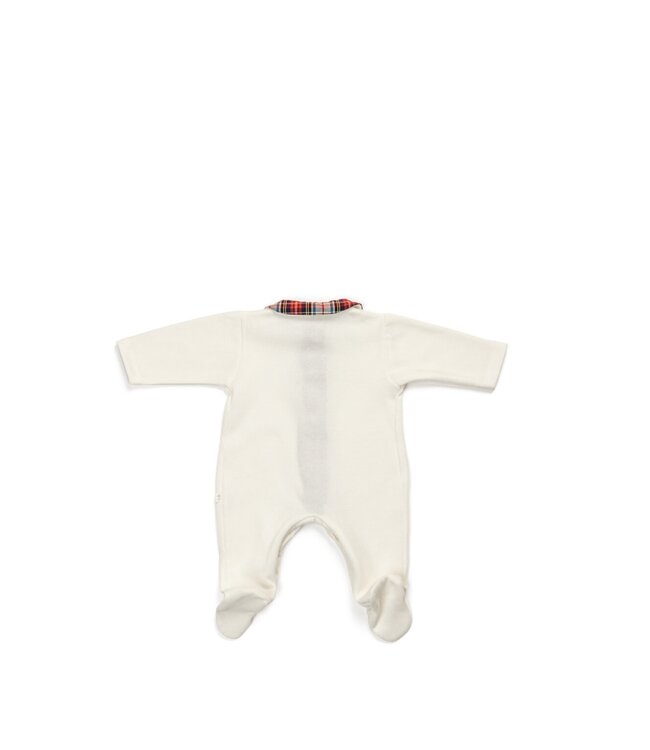 Living Nature Living Nature - Babypakje Raphaël - Ecru + ruitjes