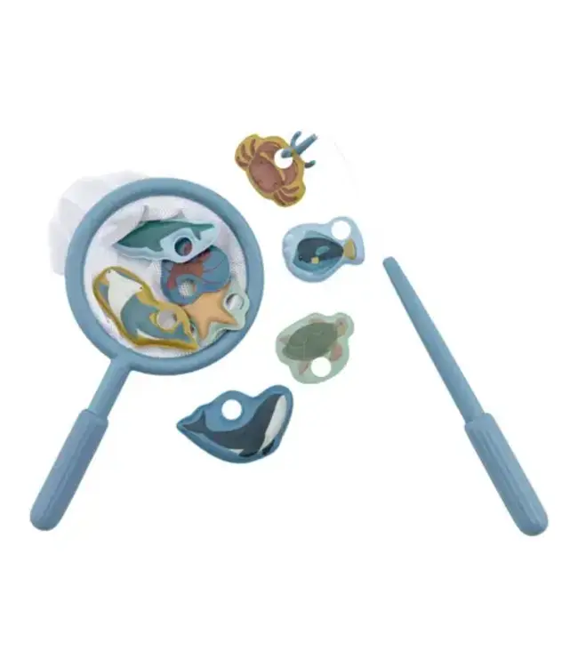 Little Dutch Toys Little Dutch - bad visspel met hengel  - blauw