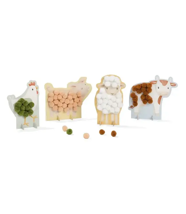 Little Dutch Little Dutch - Knutselset Pompom Little Farm