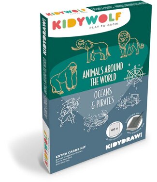 Kidywolf Kidywolf - Kidydraw Mini Refill - Animals & Pirates