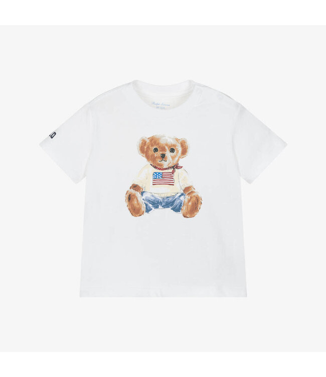 Ralph Lauren Ralph Lauren - Katoenen jersey T-shirt met Polo Bear boy