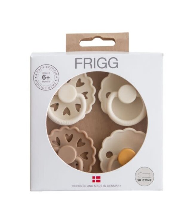 Frigg Frigg - Fopspeen 4-Pack - Silicone - Snowflake Dream T2