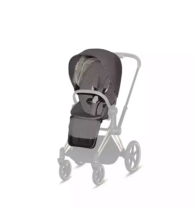 Cybex Cybex - PRIAM 4 Pack zitting Plus Manhattan Grey Plus | mid grey 2021