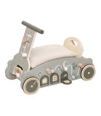 Label Label Label Label - 3 in 1 Rocker, Walker and Car - Olive Green