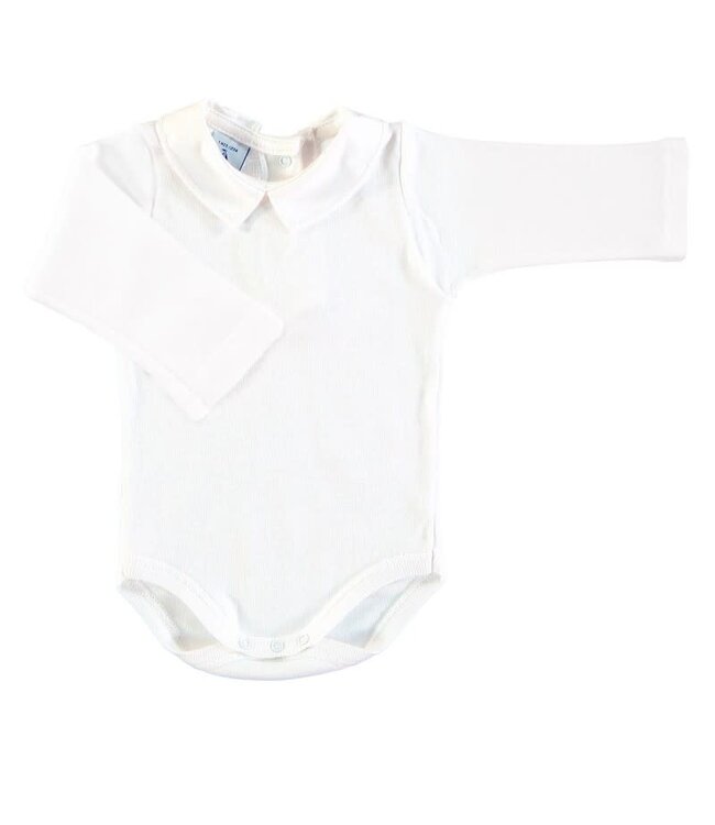 Babidu Babidu - Body Cuello Polo Ml Wit