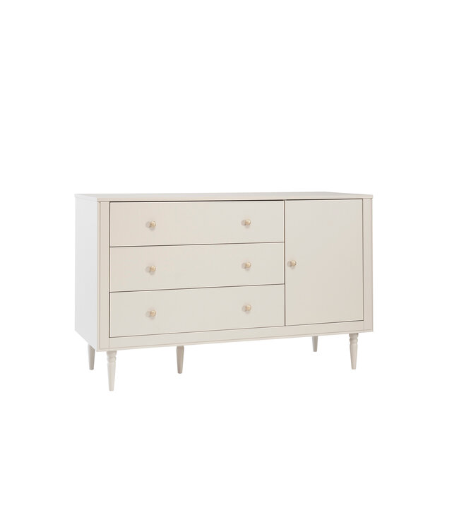 Pinio Pinio - Petite - 3-drawer + 1-door chest  - Champagne