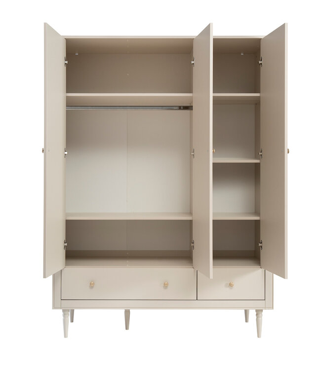 Pinio Pinio - Petite - 3-door wardrobe - Champagne