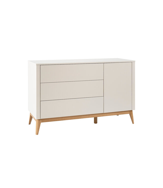 Pinio Pinio - Seth - 3-drawer + 1-door chest  - Champagne
