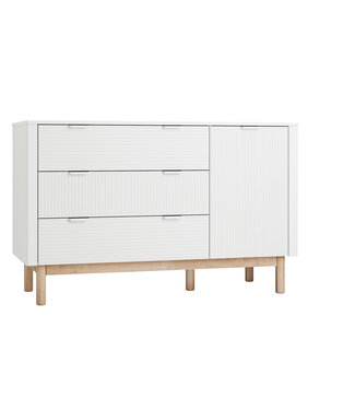 Pinio Pinio - Miloo - 3-drawer + 1-door chest  - White