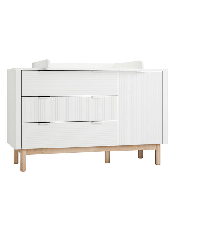 Pinio Pinio - Miloo - 3-drawer + 1-door chest  - White