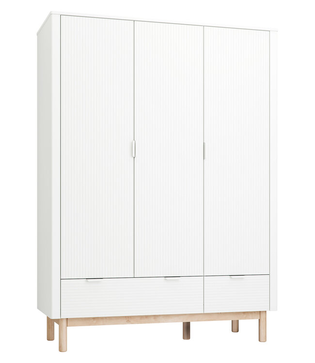 Pinio Pinio - Miloo - 3-door wardrobe - White