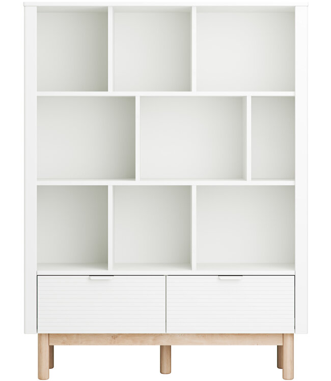 Pinio Pinio - Miloo -  bookcase wide - White