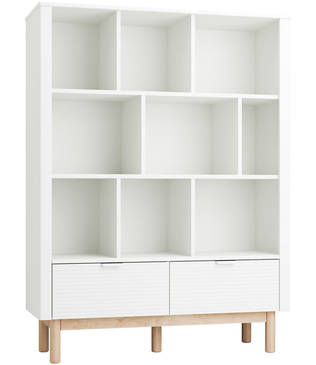 Pinio Pinio - Miloo -  bookcase wide - White