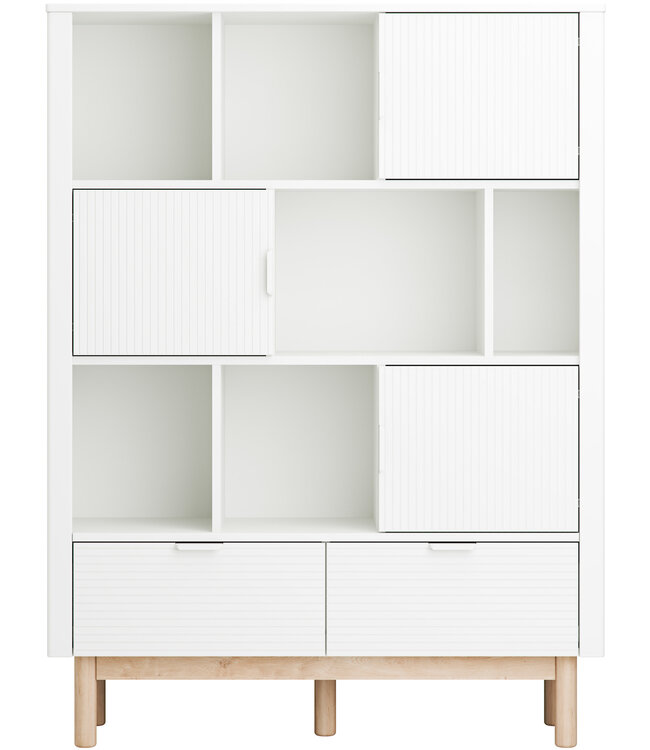 Pinio Pinio - Miloo -  bookcase wide - White