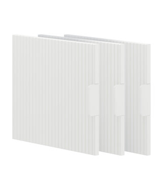 Pinio Pinio - Miloo -  additional door to bookcase wide (3 pcs)  - White