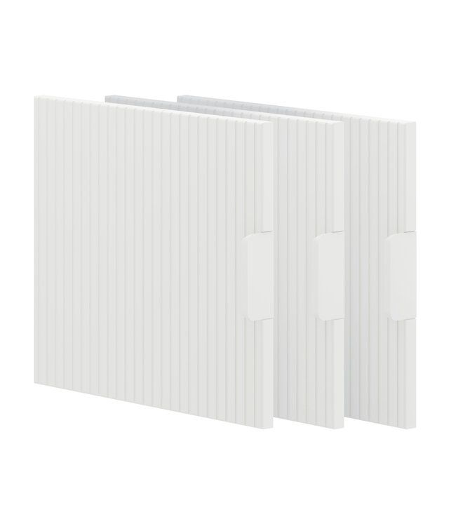 Pinio Pinio - Miloo -  additional door to bookcase wide (3 pcs)  - White
