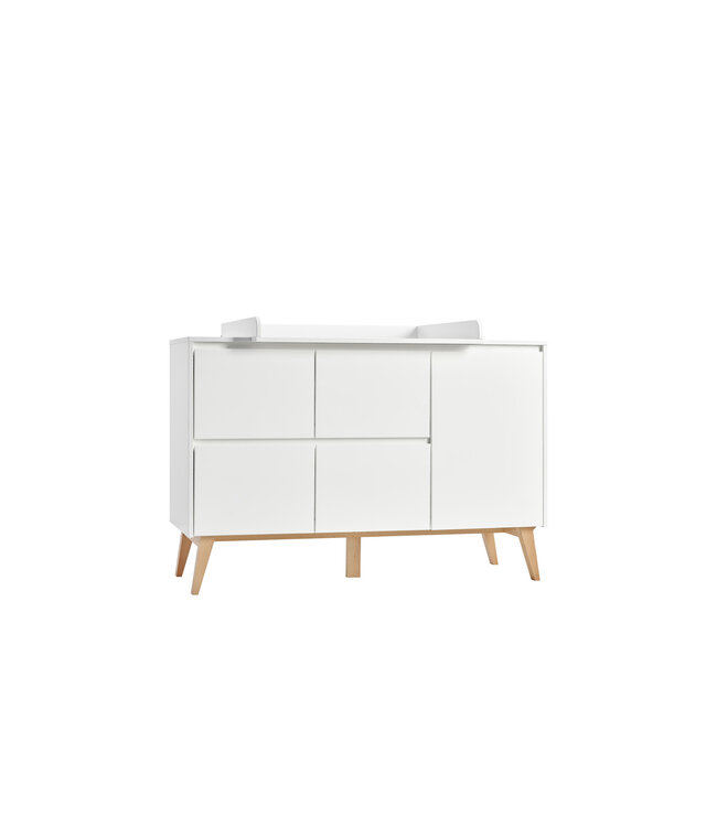 Pinio Pinio - Swing - 4-drawer + 1-door chest  - White