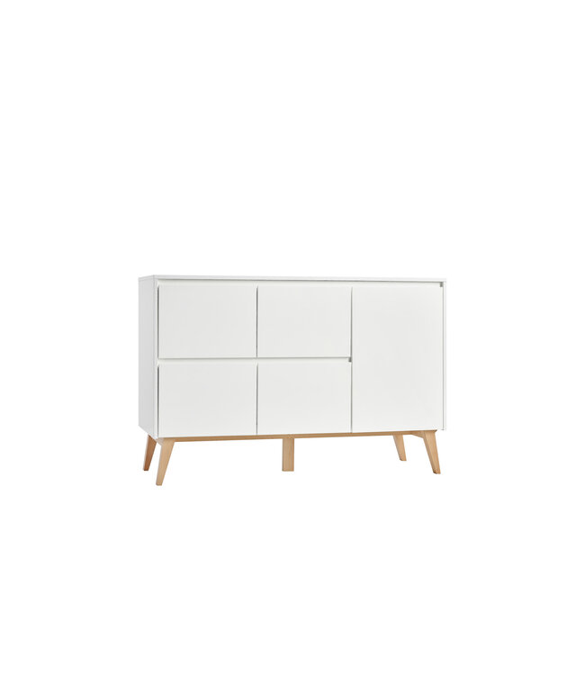 Pinio Pinio - Swing - 4-drawer + 1-door chest  - White
