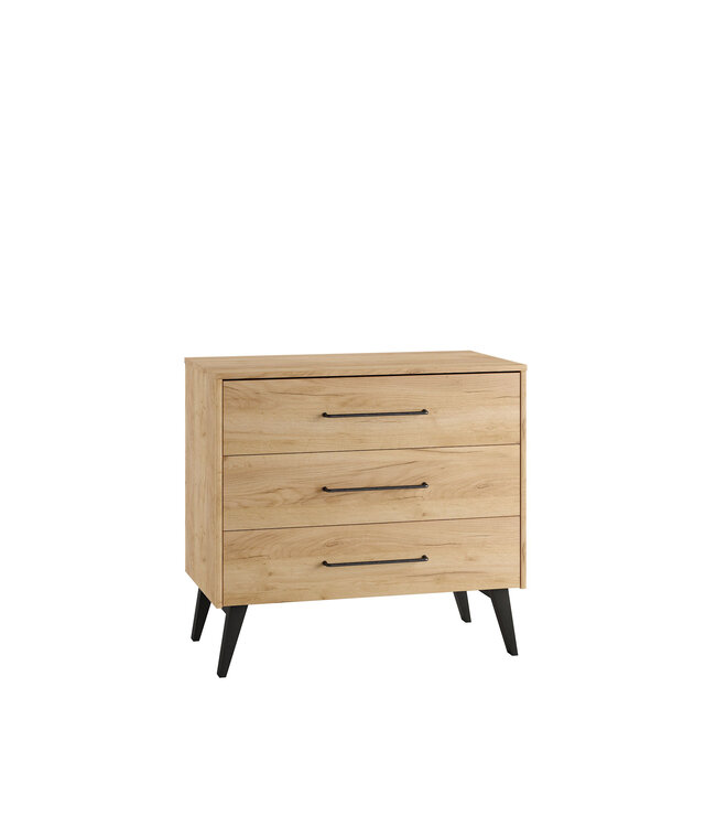 Pinio Pinio - Retro  - 3-drawer chest - Oak