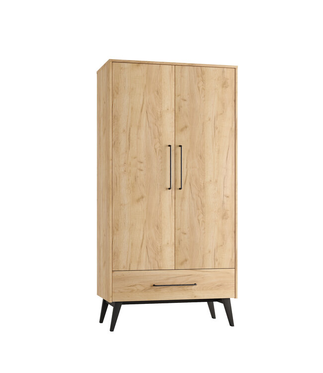 Pinio Pinio - Retro - 2-door wardrobe  - Oak